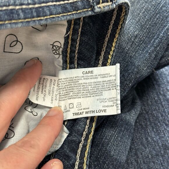 LEI Flare Jeans 15 Short Mid Rise Sophia Hipster Y2K Mallcore Bella Swan Scene - Picture 15 of 16